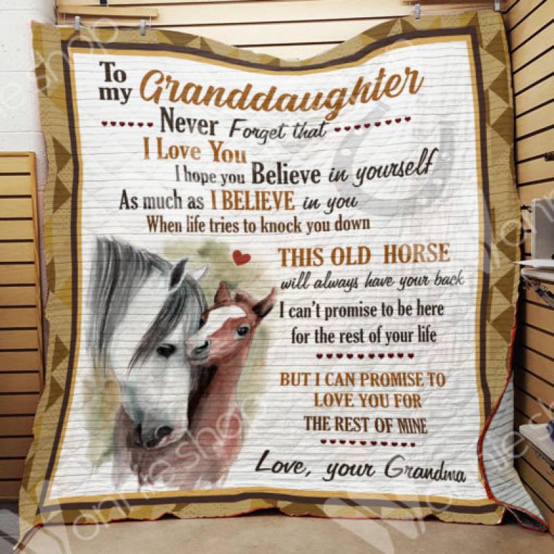 Horse Granddaughter Blanket NOV2601 82O34