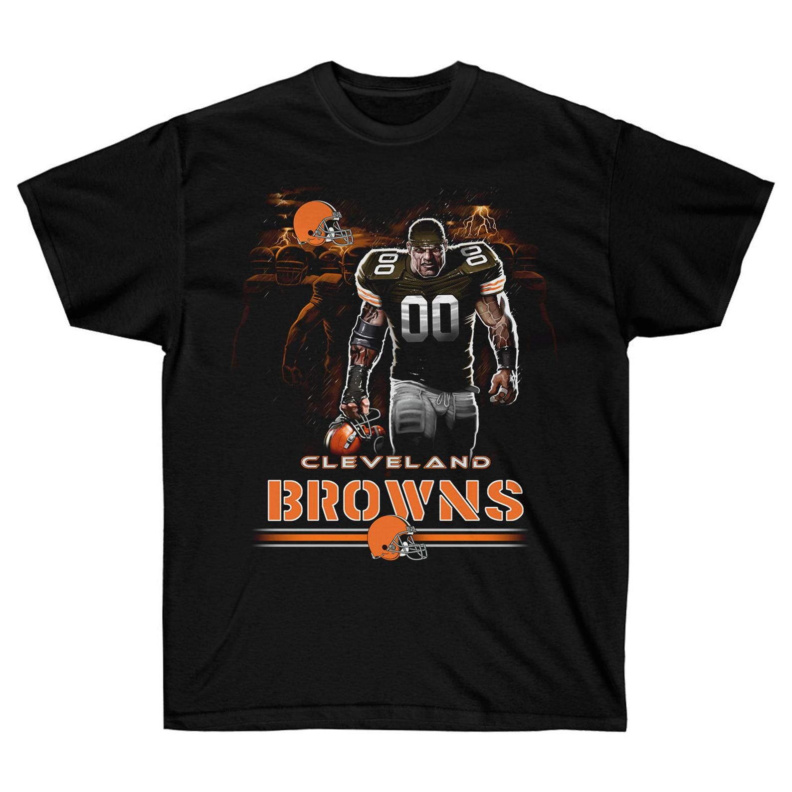 The Cleveland Browns Tunnel Black T-Shirt Cleveland Browns Giftcleveland Browns Shirt Cleveland Browns T Shirt For And