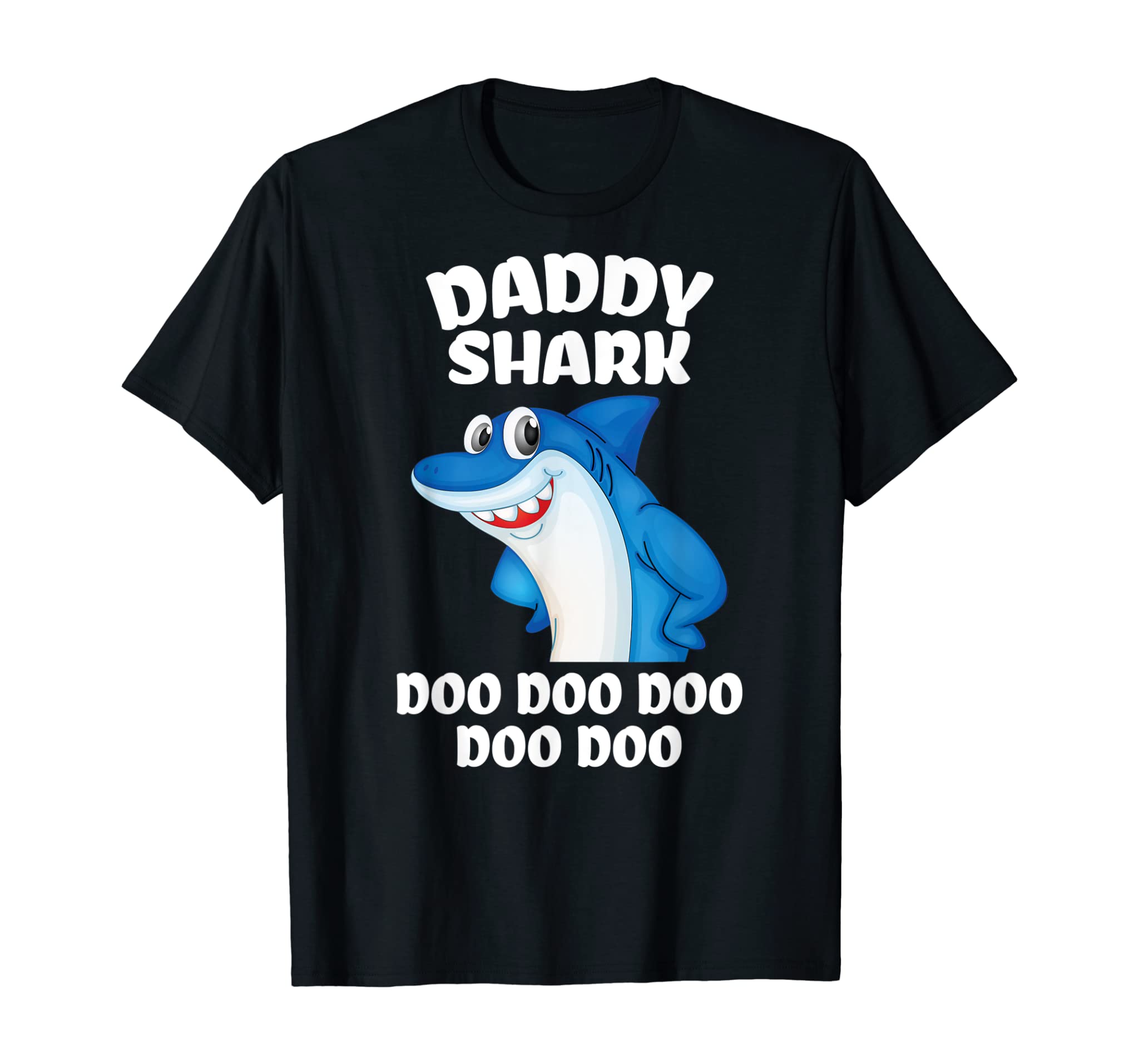 Daddy Shark Shirt Fathers Day Gift From Wife Son Daughter