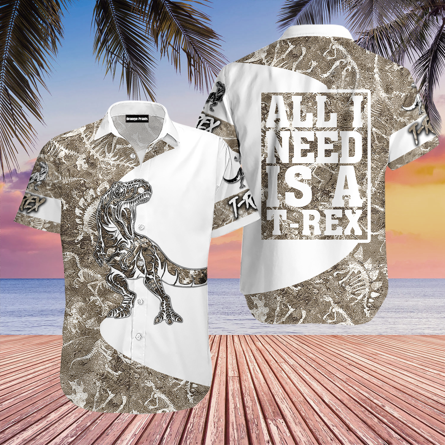 All I Need Is A Dinosaur Hawaii Shirt For Men Women Ha68789