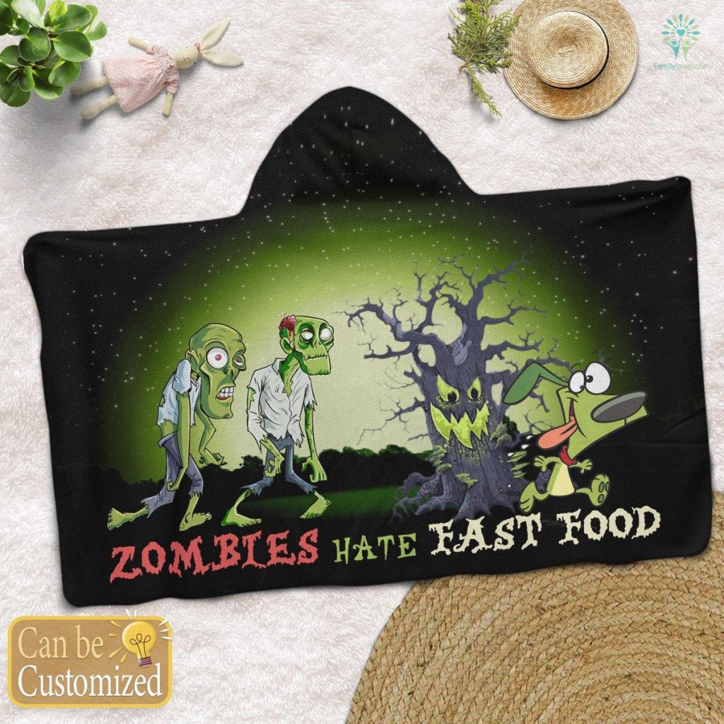 Zombies Hate Fast Food Halloween, Dabbing Monsters Halloween, Halloween Decorations, Halloween Tree, Halloween Hooded Blanket