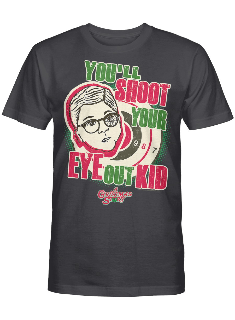 AmazeStyleZ Santa’s Reindeer, Ugly Christmas Sweater, Christmas Gift Ideas, A Christmas Story You’ll Shoot Your Eye Out T-Shirt