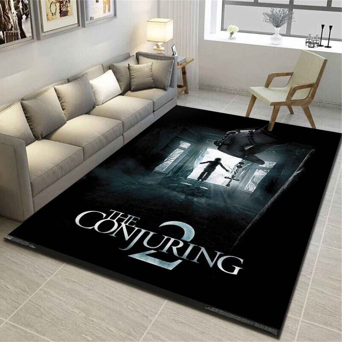 The Conjuring One Sheet Rugs, Living Room Carpet