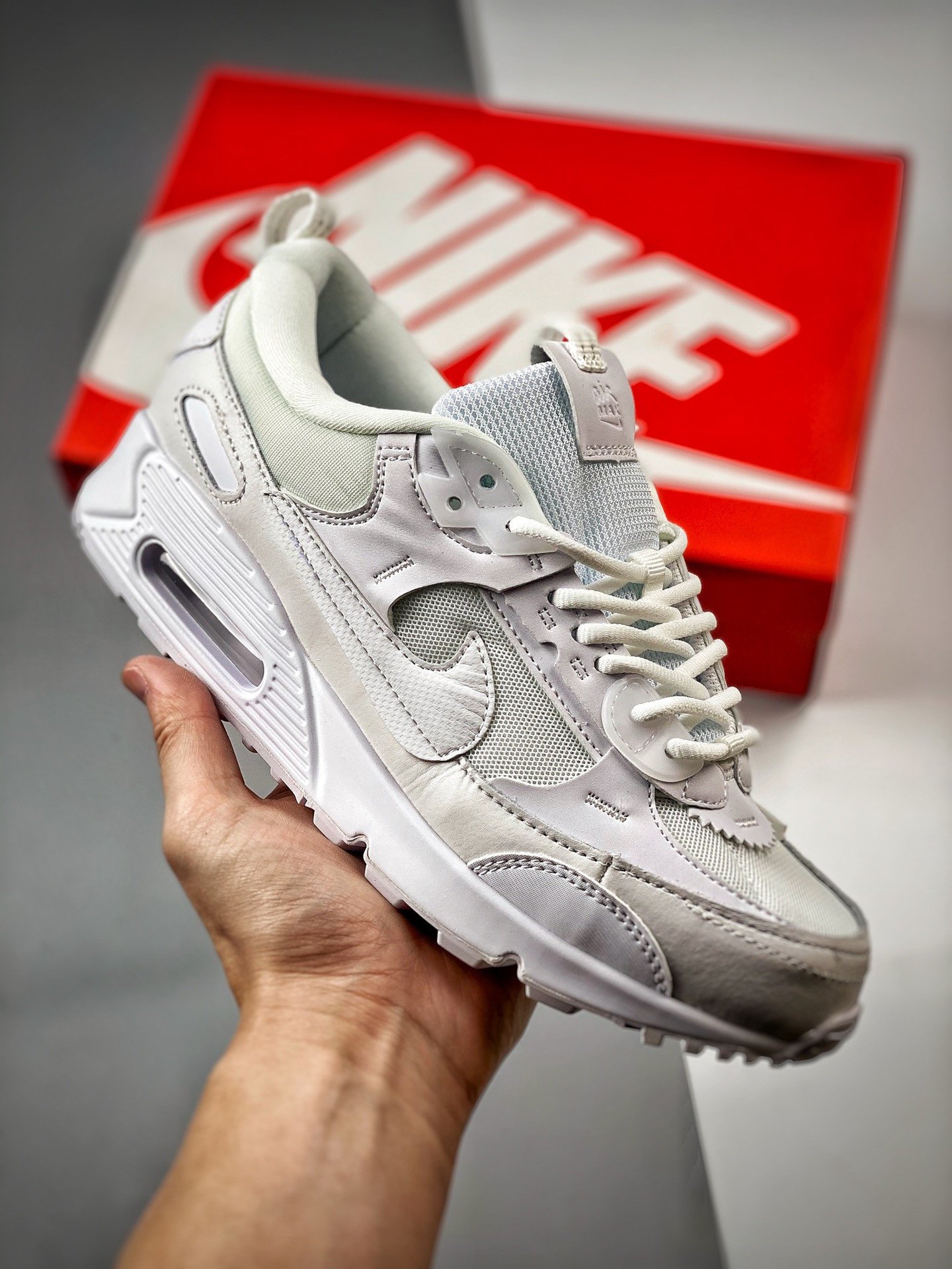 Nike Air Max 90 Futura Triple White DM9922-101 5339704