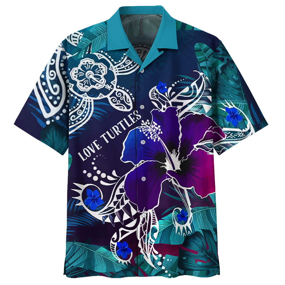 Turtle Hawaiian Shirt, Short Pattern