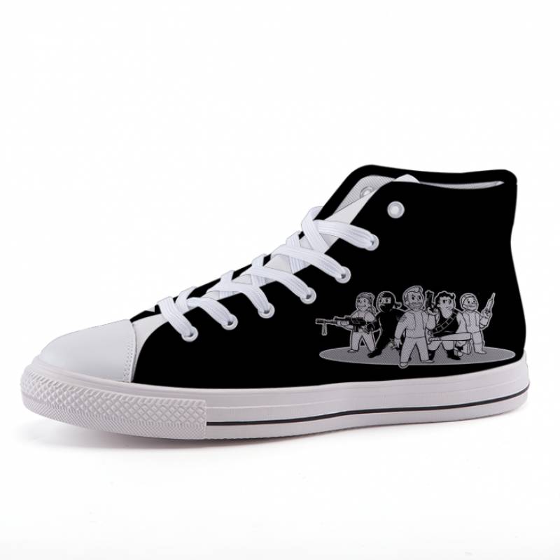 Fallout Vault Boy Characters Game Design Sneaker Shoes