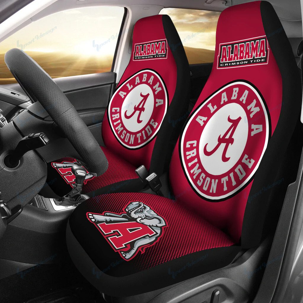 Alabama Crimson Tide Car Seat Covers Bg17