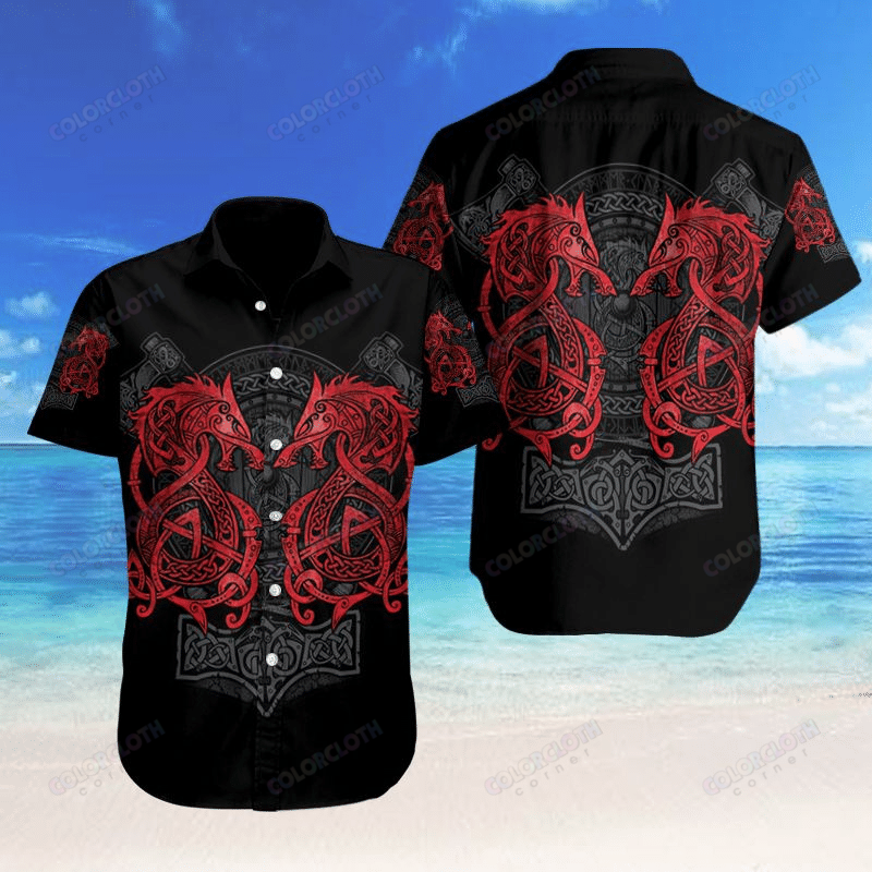 Viking Fenrir Hawaii Shirt Hawaii For Hawaii Aloha Ha59514