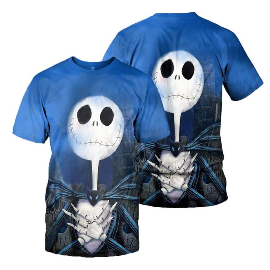 3D All Over Printed Jack Skellington Clothes 09