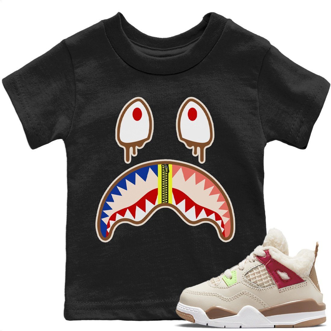 Shark Face T-Shirt – Air Jordan 4 Wild Things Baby & Youth