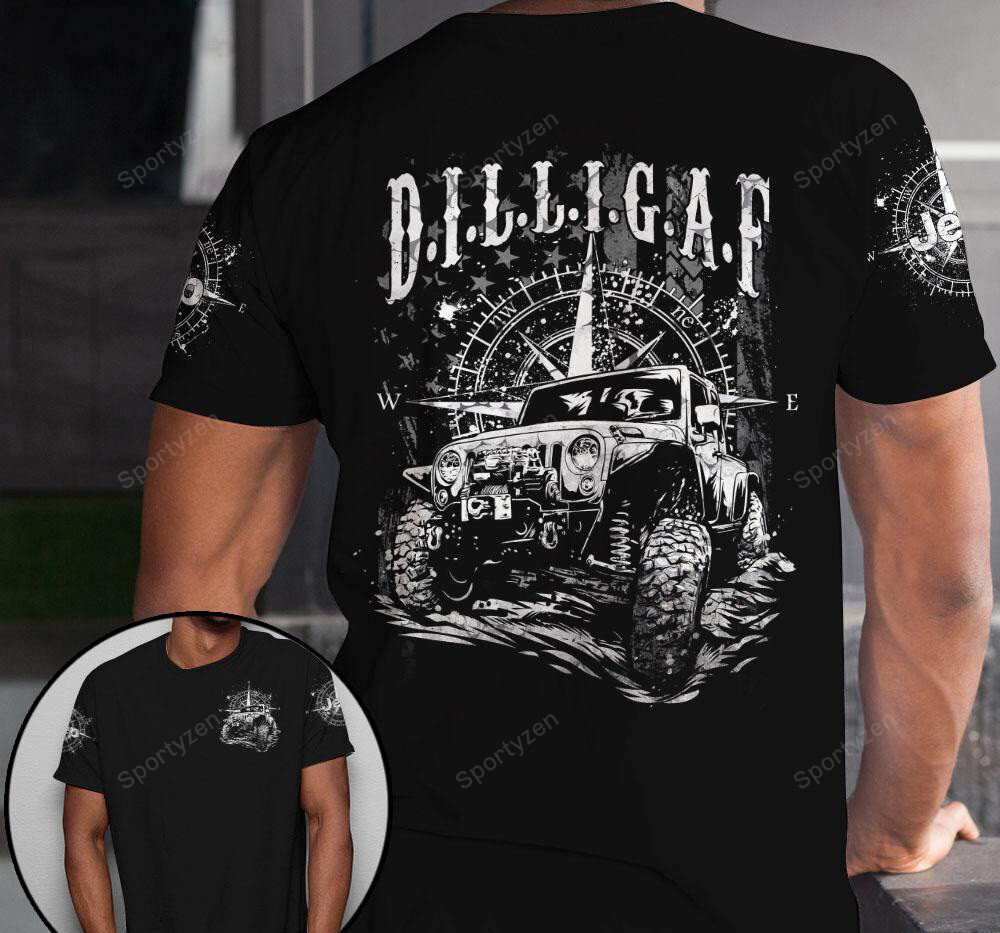 dilligaf-black-grey-compass-flag-jeep-unisex-t-shirt-3d-juliana-shop