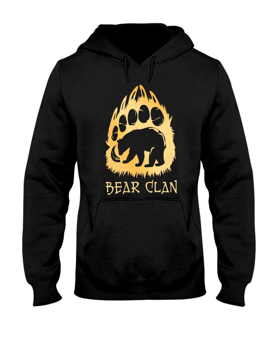 Bear Clan Bear Paw Gift For Animal Lovers Standard Hoodie