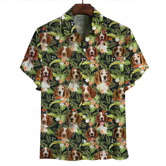 Welsh Springer Spaniel Funny Summer Hawaii Shirt For Men And Women Ha331