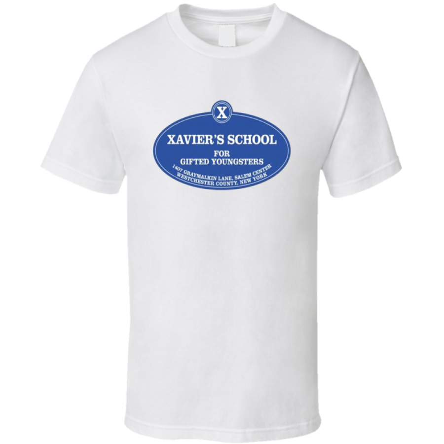 Xavier S School For Gifted Youngers X Men Comic Book Movie Fan T-Shirt