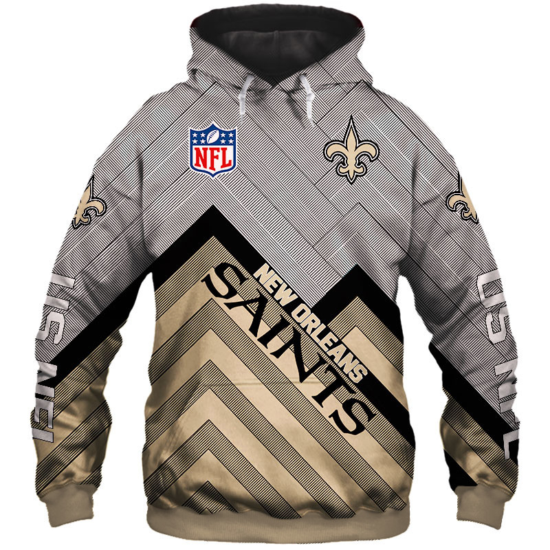 New Orleans Saints Hoodie 3D Cheap Long Sweatshirt Pullover Size S-5Xl