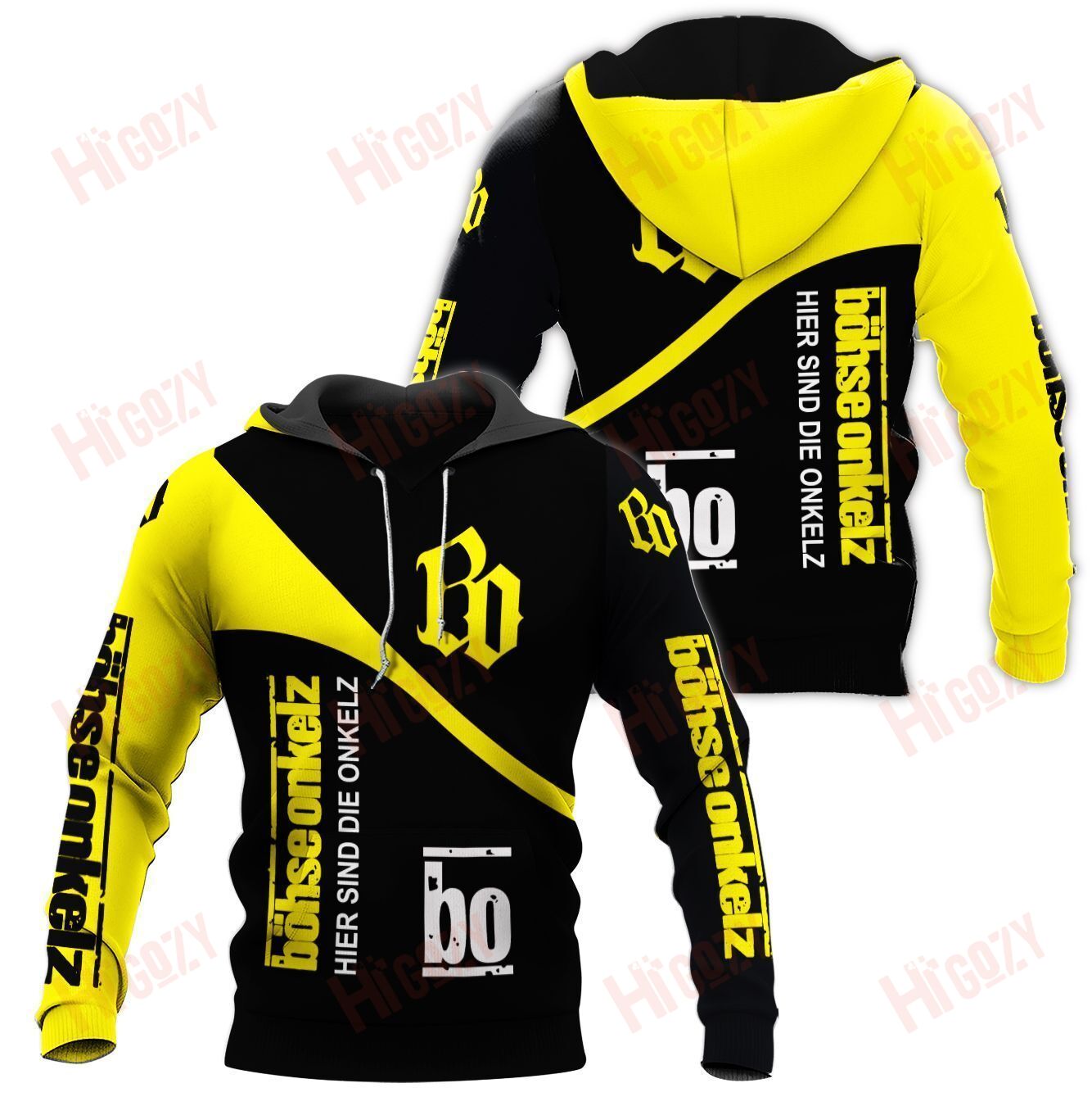 Bohse Onkelz Hoodie, Bohse Onkelz 3D All Over Printed Clothes – T163