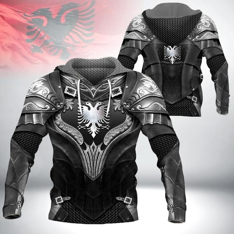 Albania Armor 3D Hoodie Tshirt – Gift For Man Boy Friend