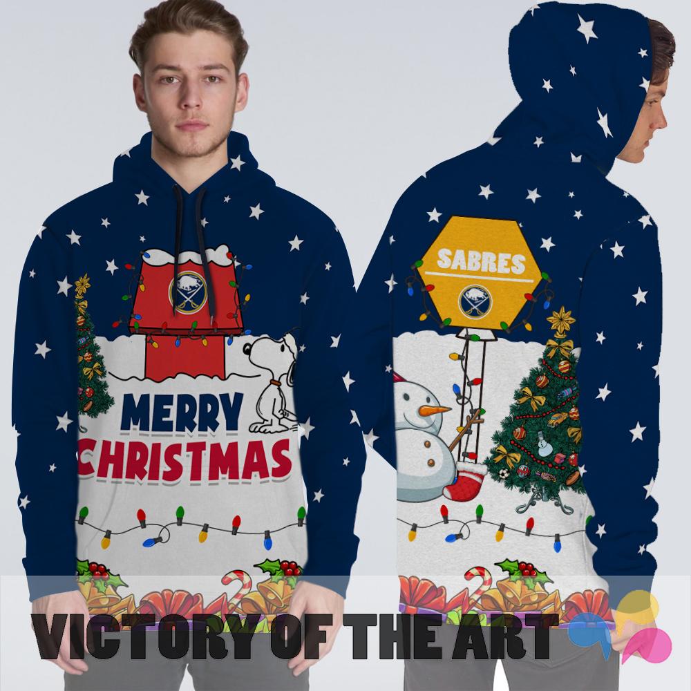 Funny Merry Christmas Buffalo Sabres Hoodie 2019