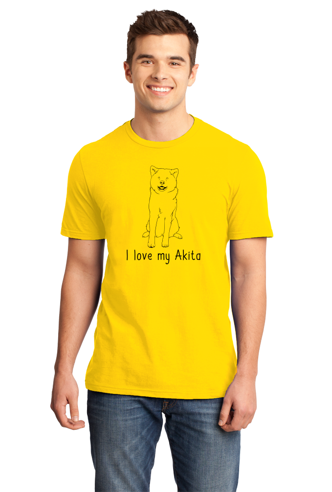 I Love My Akita – Akita Dog Breed Owner Parent Lover Cute Fun T-Shirt