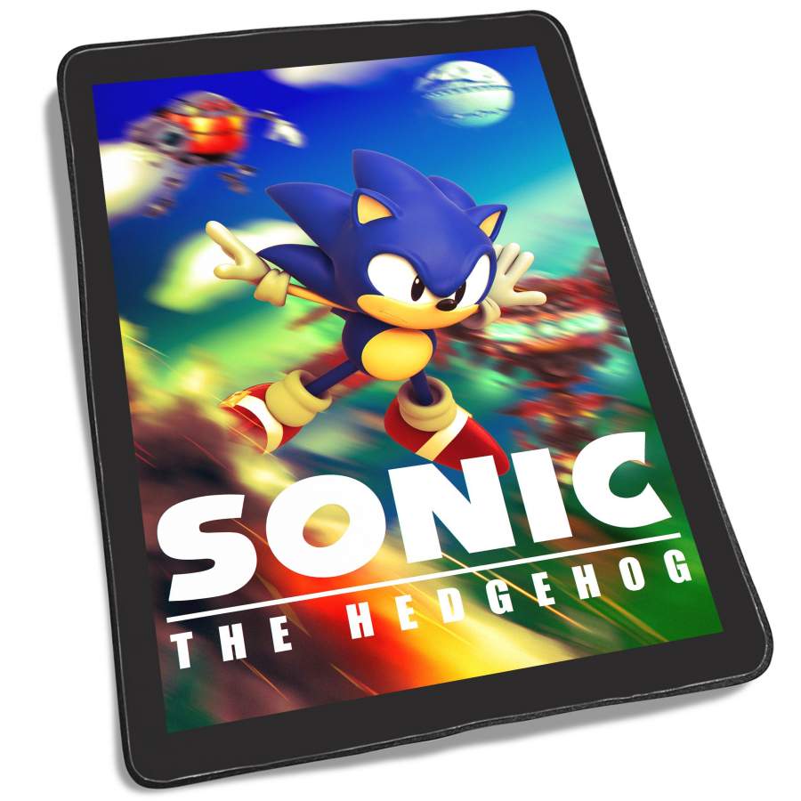 Sonic The Hedgehog Poster Clasic Fleece Blanket