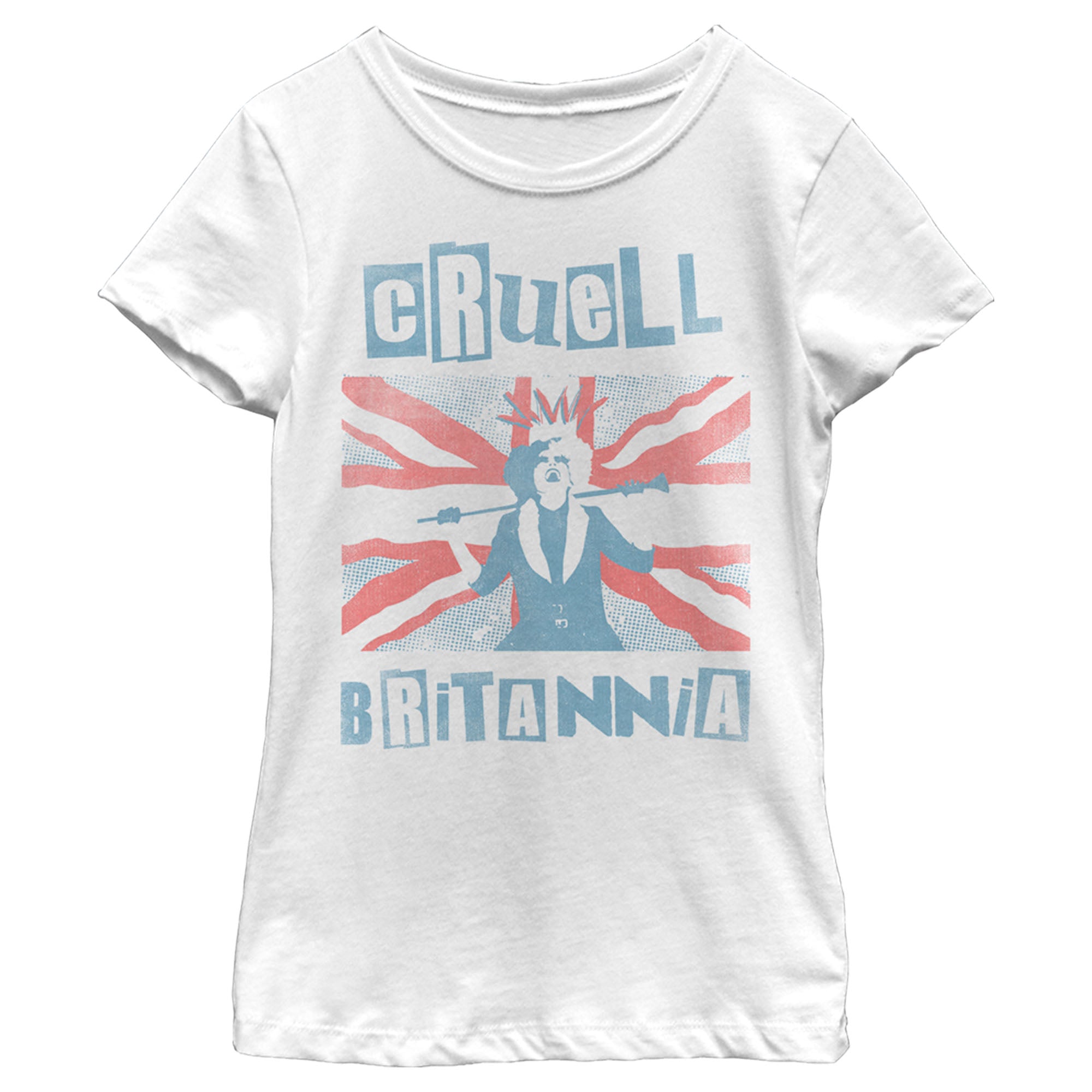 Cruella Girl’S Cruell Britannia  T-Shirt