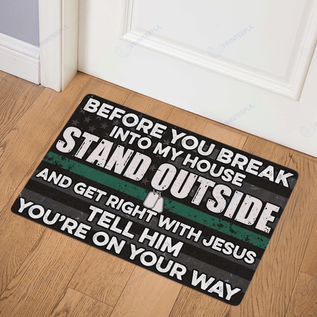 Stand Outside Vet Doormats Mats Flags Posters Puzzles