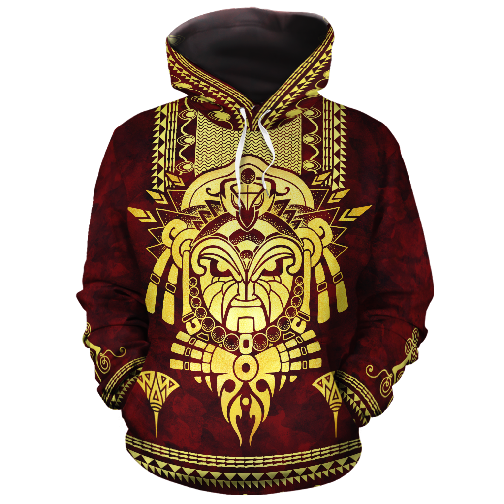 Wonderprint Hoodie – African Mask Pattern Hoodie