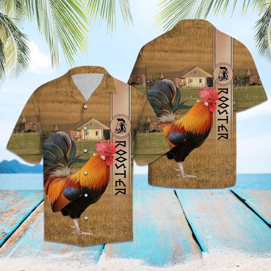 Rooster Hawaiian Shirt Ha103530