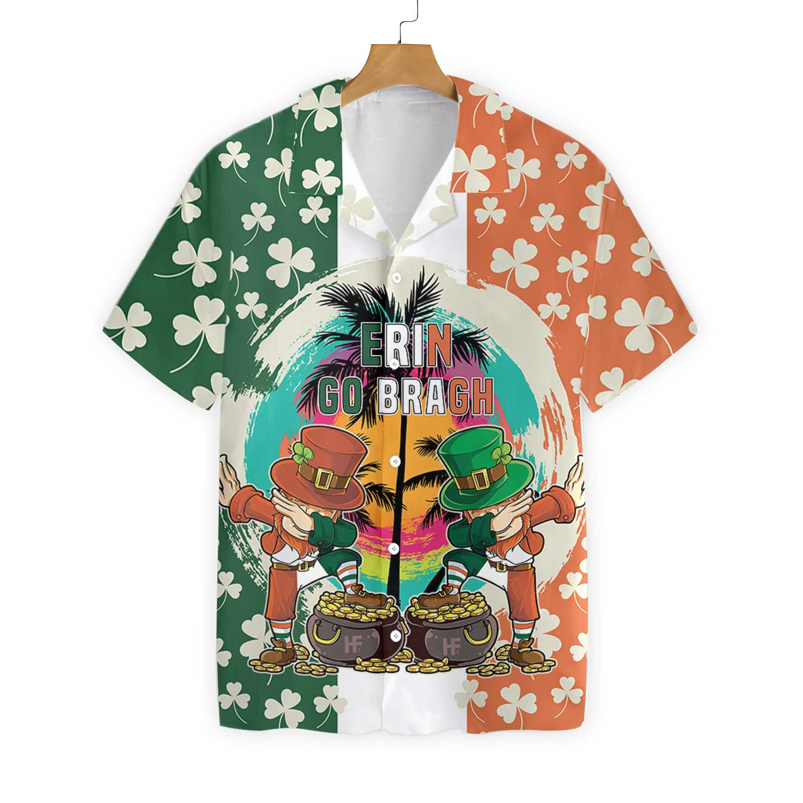 Saint Day Leprechaun Shamrock Irish Hawaii Shirt Unisex Adult Ha49395