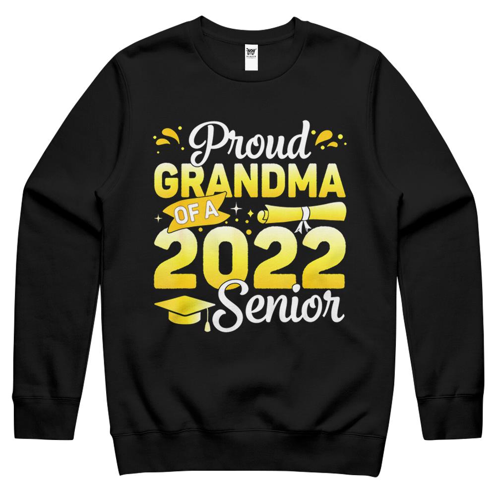 Class Of 2022 Proud Grandma Of A 2022 Senior Graduation Crewneck Sweatshirt