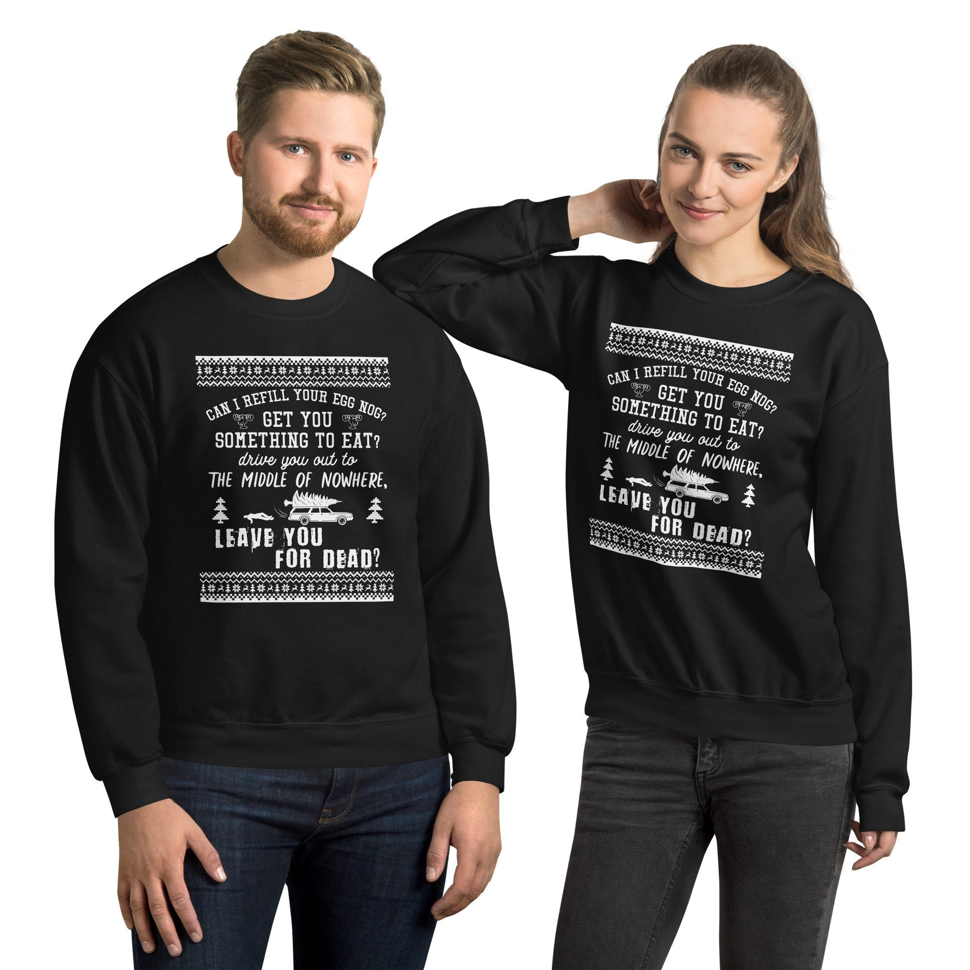 Couple Shirts Griswold Can I Refill Your Egg Nog Get You Something To Eat Matching Couple, Valentine Gifts, Christmas Gift Graphic Unisex T Shirt, Sweatshirt, Hoodie Size S – 5Xl