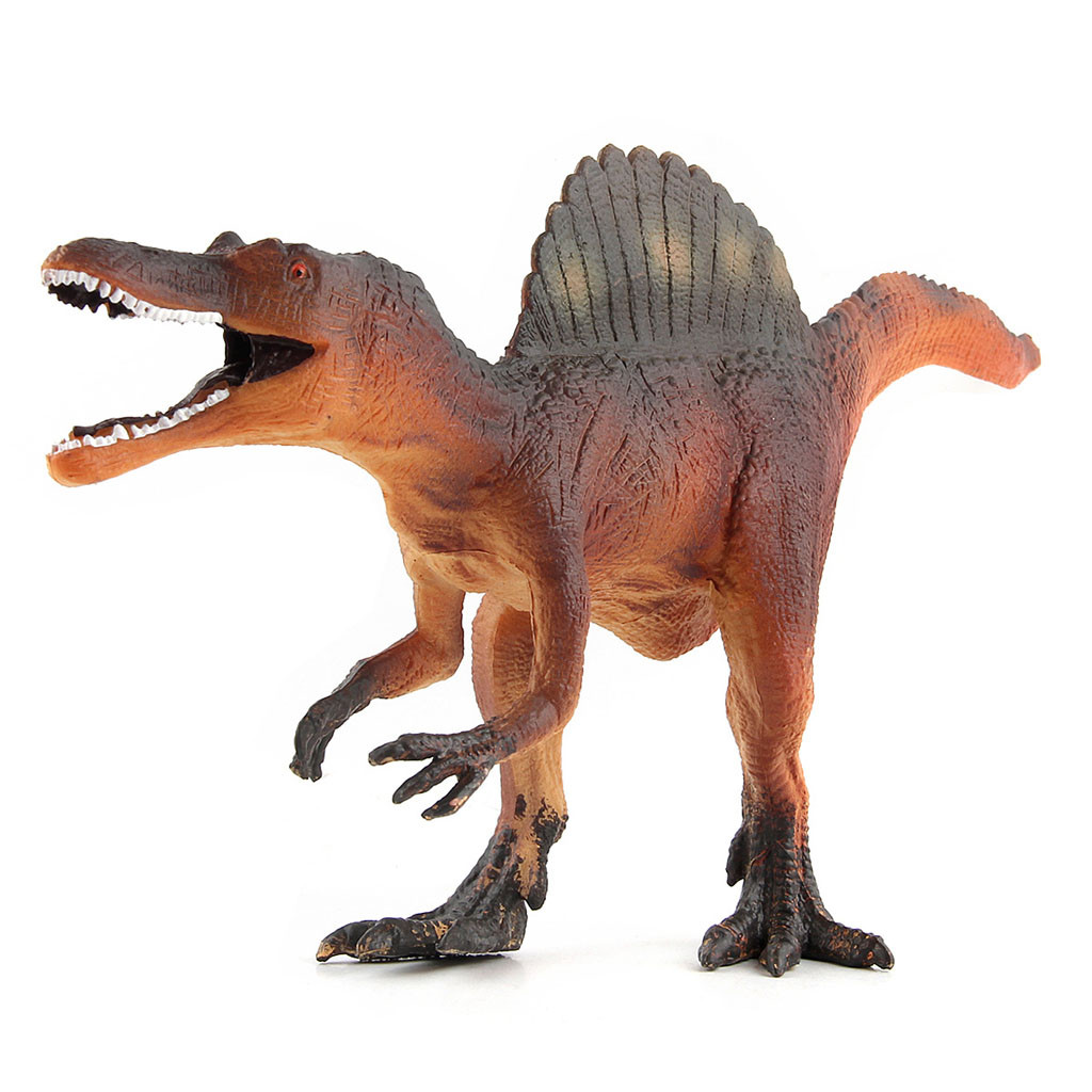 28CM Green Grey and Orange Spinosaurus Dinosaur Models Toys Action Figures Collection Learning Educational Toys Children Gifts alx