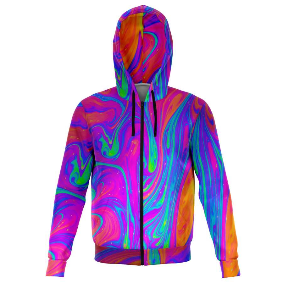 Acidic Drip Zip-Up Hoodie – bliceshirt