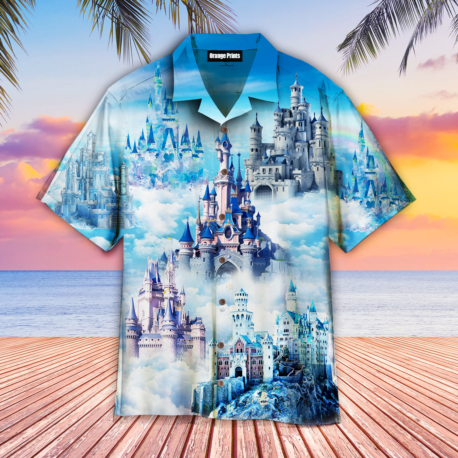 Magic Kingdom Purple Hawaii Shirt For Men Women Ha39628