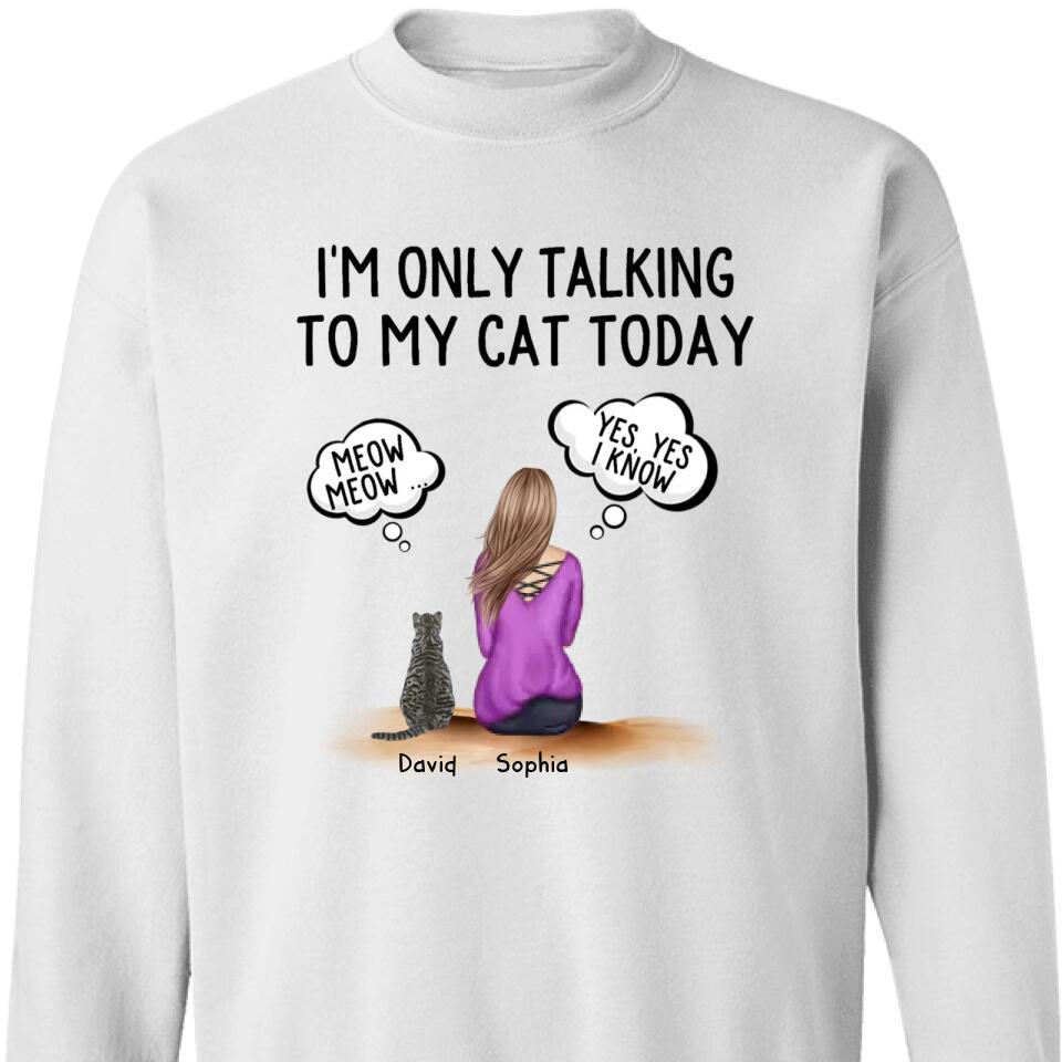 Talking To Cats Personalized Sweatshirt – Trending Personalized