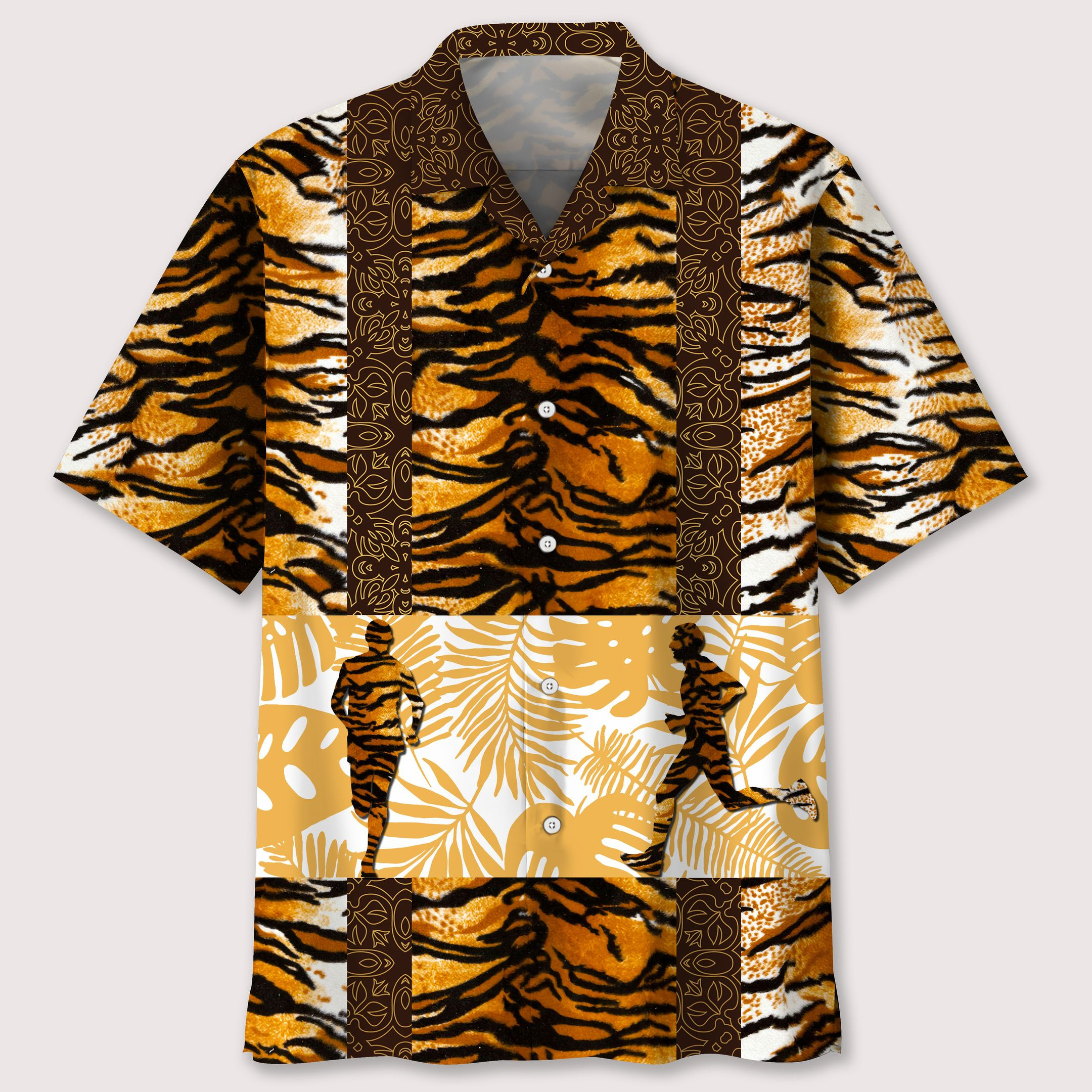 Running Leopard Skin Hawaii Shirt