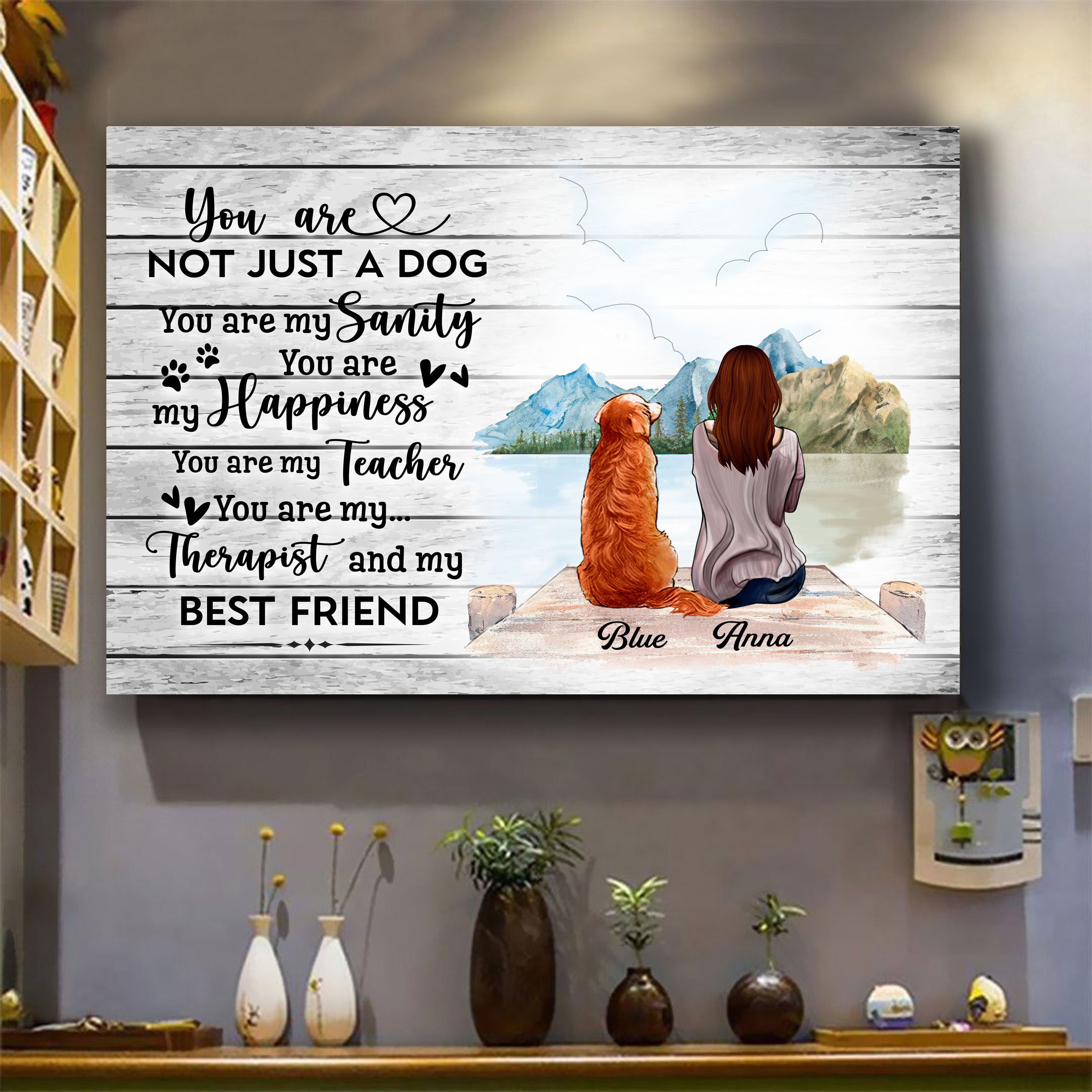 Personalized Canvas & Poster For Dog Lovers – You Are Not Just Dogs