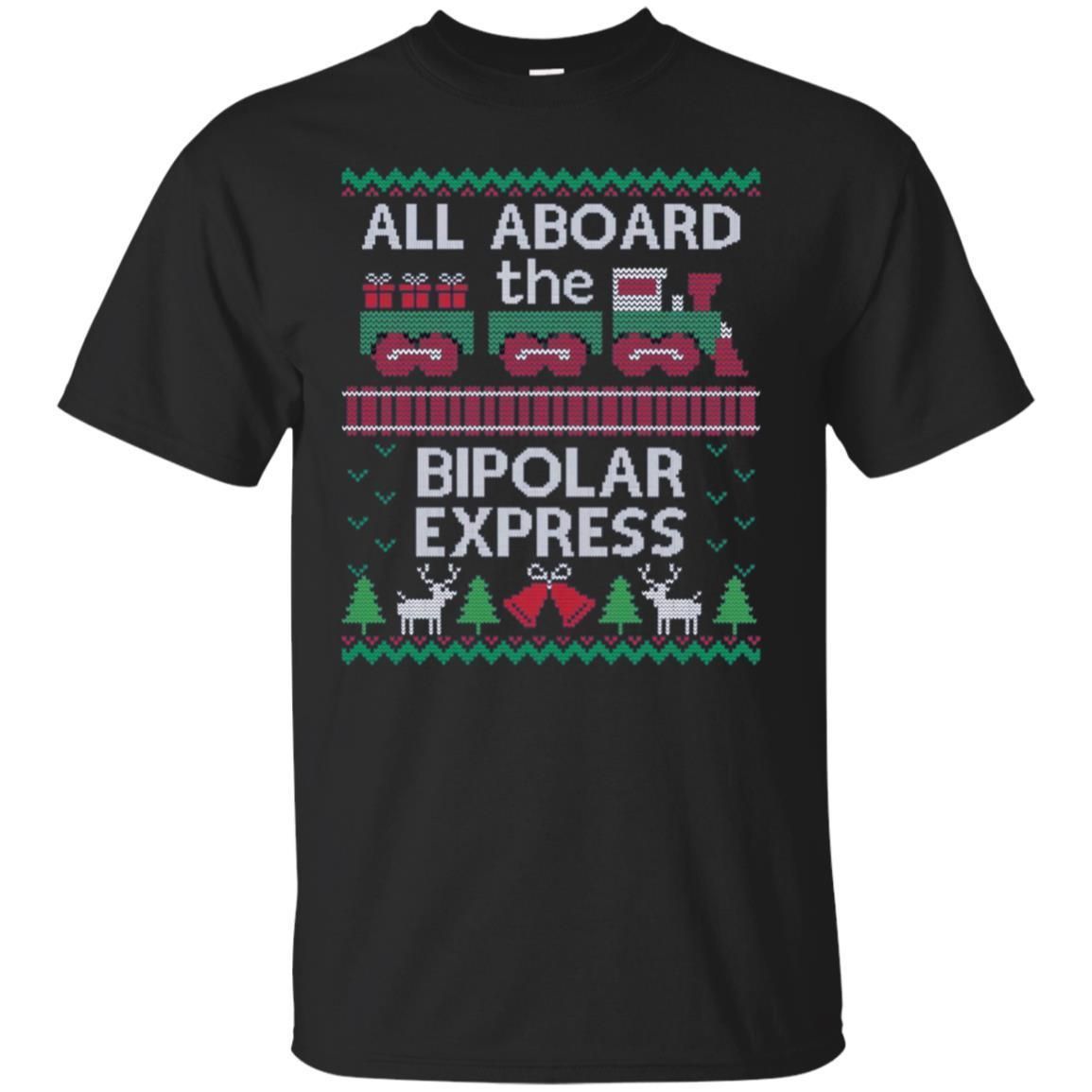 Check out this awesome LONG SLEEVE SHIRT Ugly Sweater Bipolar Express Christmas