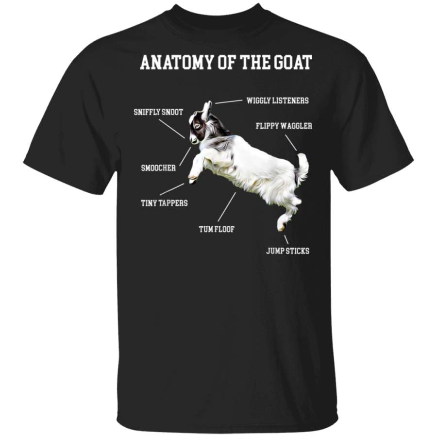 Anatomy Of The Goat Baby Kid Cute Animal Lover Shirt Floof father’s day t shirts