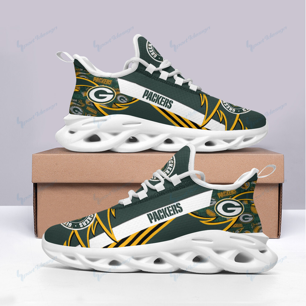 Green Bay Packers Yezy Running Sneakers Bb499