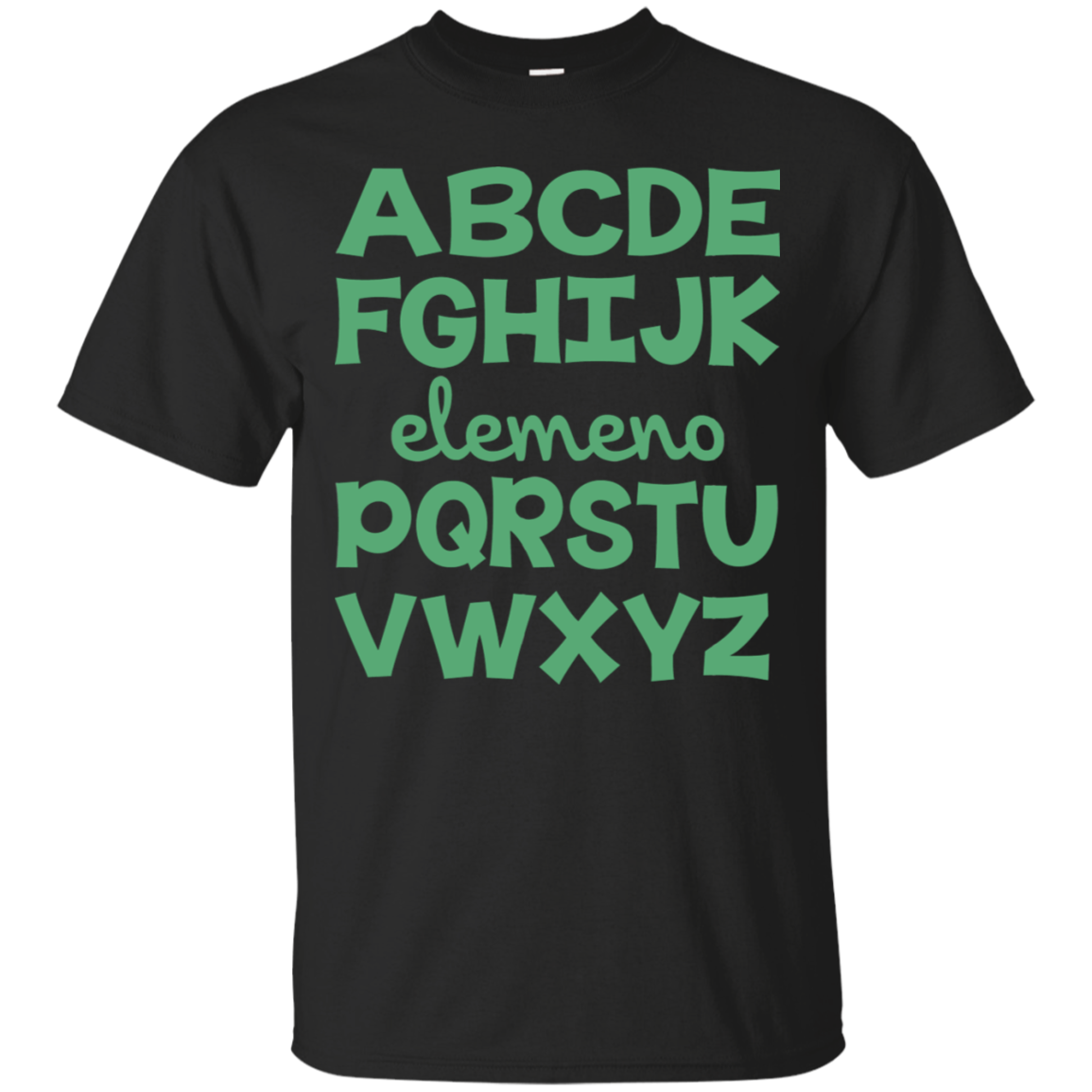 Teacher Abc Elemeno Tshirt