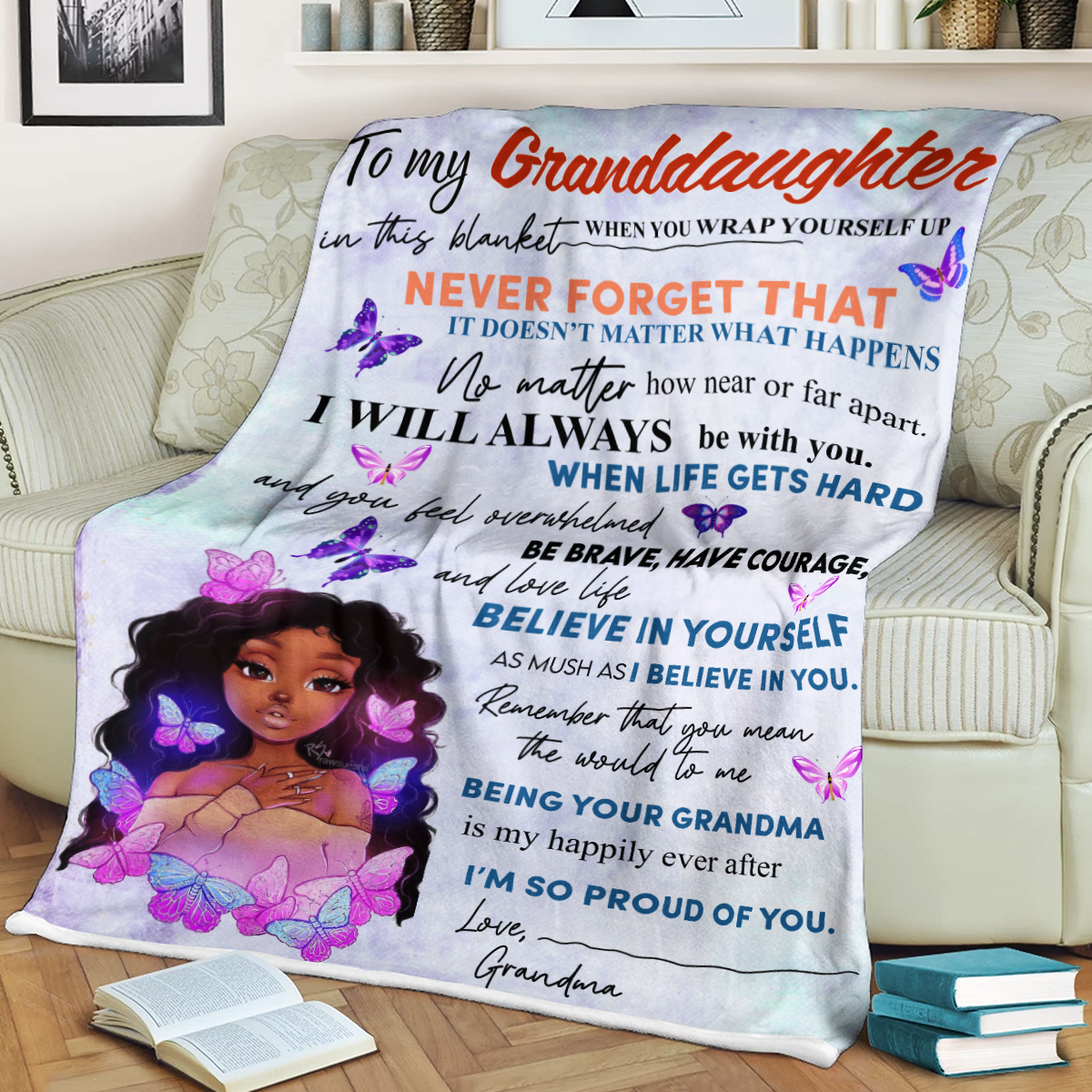 Special Gift For Your Granddaughter Blanket