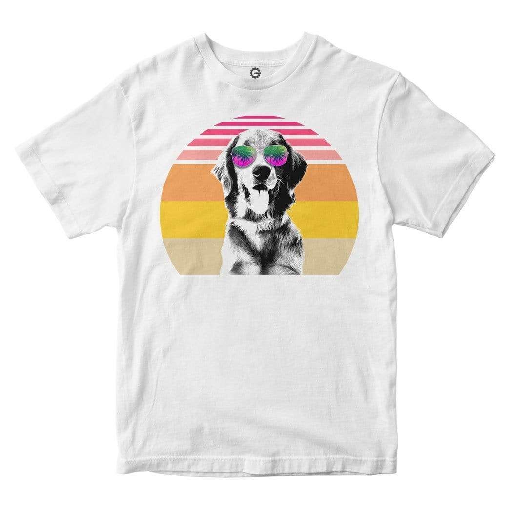 Summer Vibe Golden Retriever Custom Men Tshirt