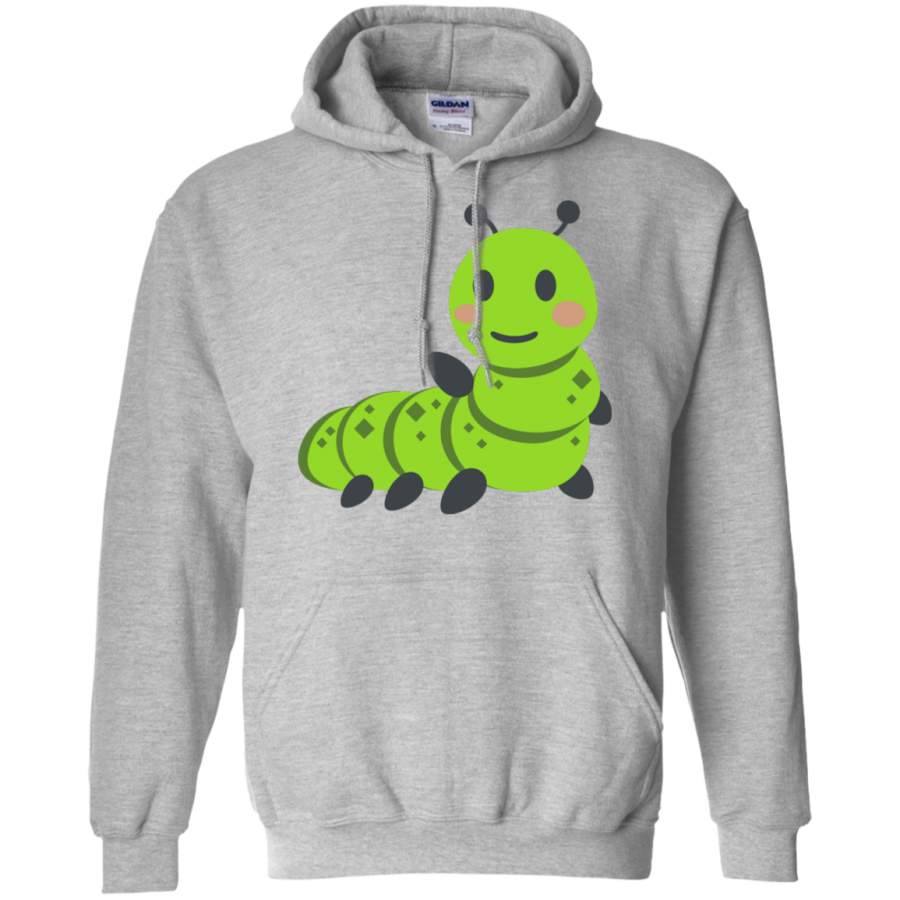 Waving Caterpillar Emoji Hoodie