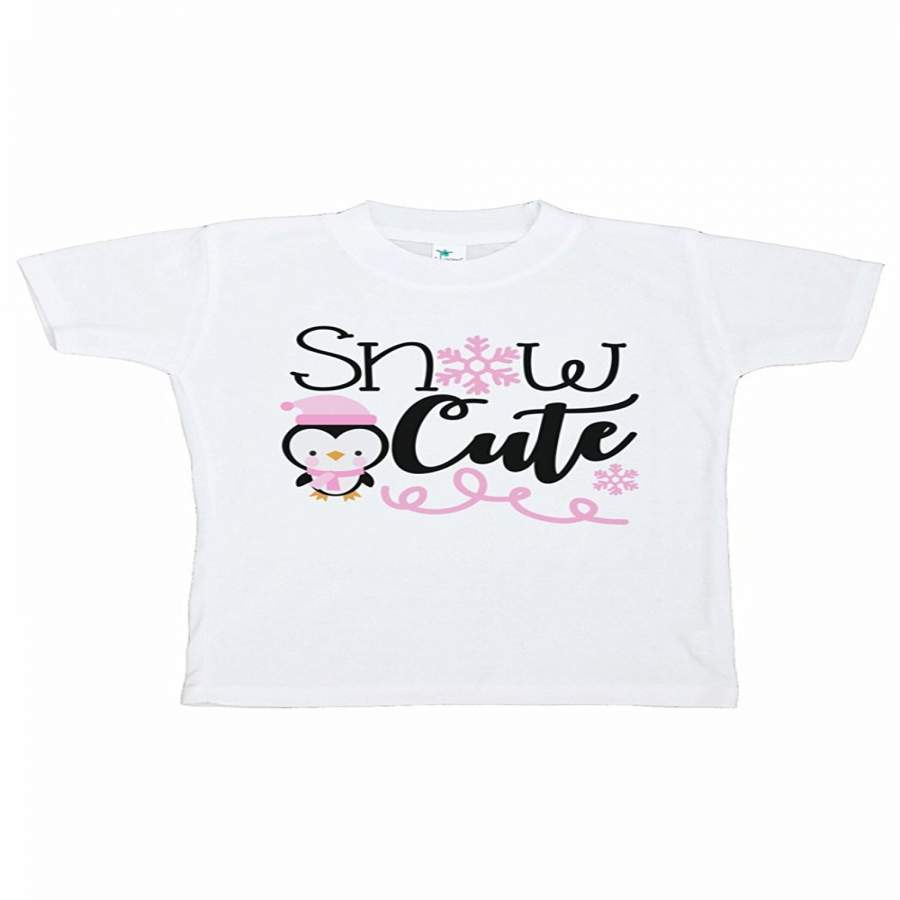 7 ate 9 Apparel Girl’s Penguin Winter T-shirt