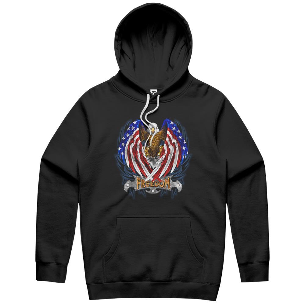 American Flag Freedom Eagle Hoodie – Neelshirts Shop
