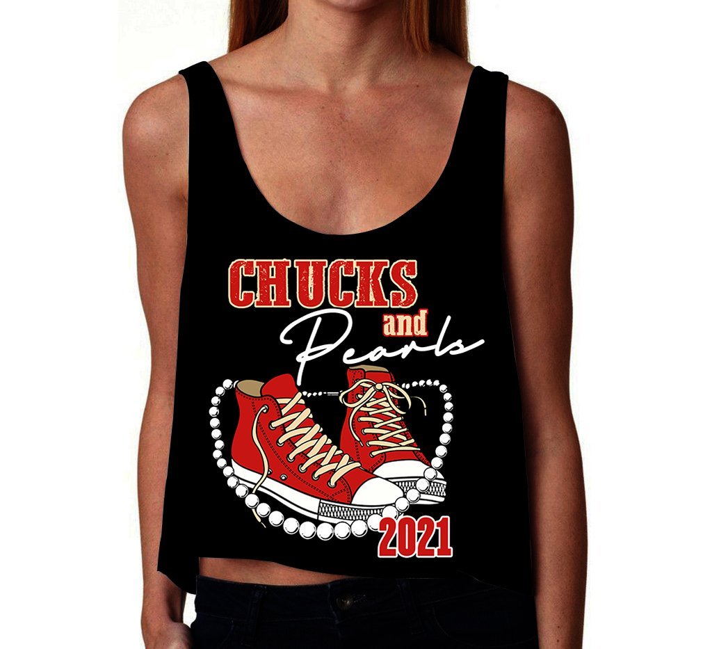 Wonder Print Tank Top – Delta Sigma Theta K.H Pearls 2021 Croptop Tank Top