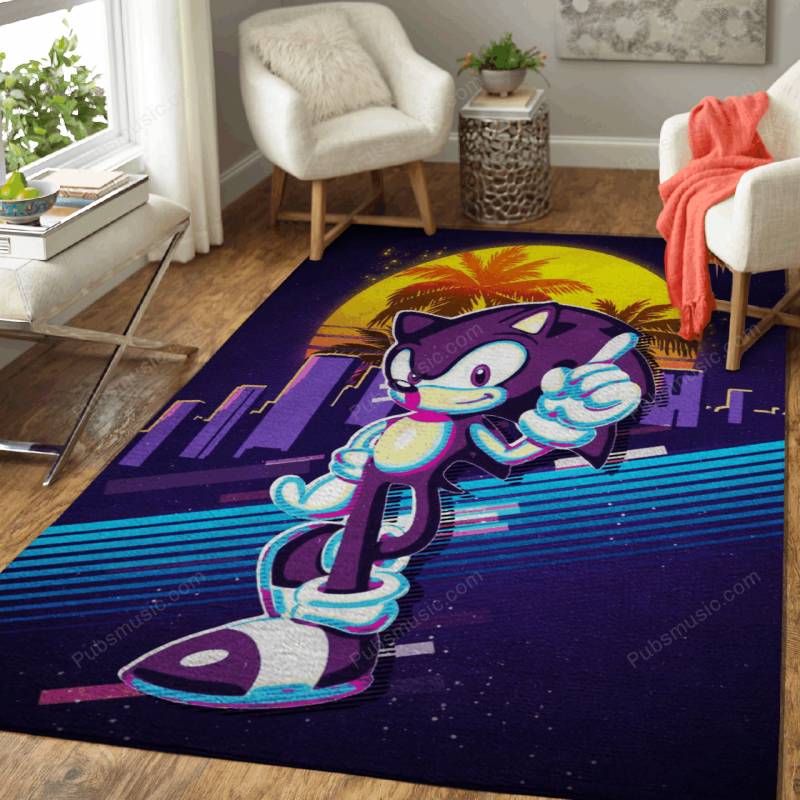 sonic style retro – Sonic The Hedgehog Rug Mats – Carpet