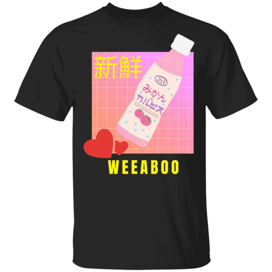 90s Japanese Otaku Weeaboo Stylish Aesthetic Milk Shirt