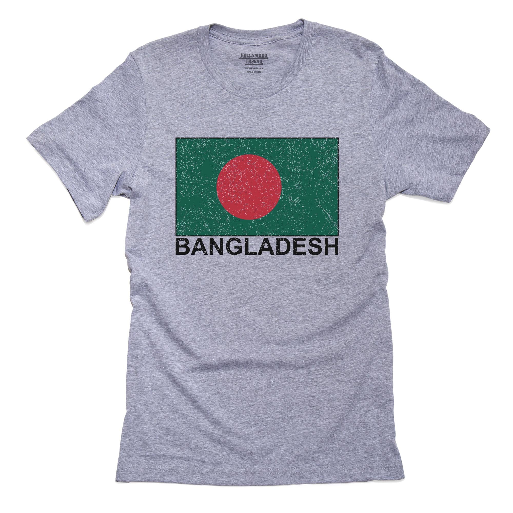 Bangladesh Flag – Special Vintage Edition T-Shirt, Framed Print, Pillow, Golf Towel